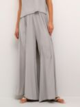 KAFFE Allie Palazzo Trousers, Grey