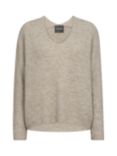 MOS MOSH Thora Wool Blend Jumper, Feather Grey