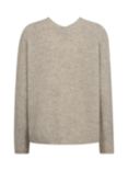 MOS MOSH Thora Wool Blend Jumper, Feather Grey