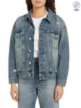 Tommy Hilfiger Adaptive Denim Oversized Jacket, Meg