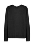 MOS MOSH Thora Wool Blend Jumper, Black