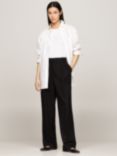 Tommy Hilfiger Core Relaxed Straight Leg Trousers, Black