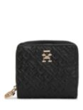 Tommy Hilfiger Distinct Logo Embossed Purse, Black