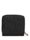 Tommy Hilfiger Distinct Logo Embossed Purse, Black