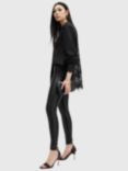 AllSaints Ethel Lace Shirt, Black