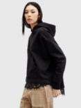 AllSaints Lee Organic Cotton Blend Hoodie, Black