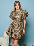 Sister Jane Lola Leopard Dress, Tan