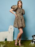 Sister Jane Lola Leopard Dress, Tan