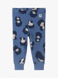 Polarn O. Pyret Baby Bear Print Leggings, Blue