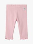 Polarn O. Pyret Baby Rib Leggings, Pink