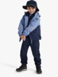 Polarn O. Pyret Kids' Waterproof Jacket, Blue