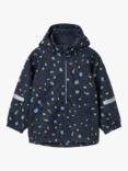 Polarn O. Pyret Kids' Waterproof Jacket, Blue