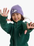 Polarn O. Pyret Kids' Wind & Waterproof Fleece Jacket, Green