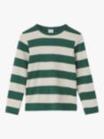 Polarn O. Pyret Kids' Organic Cotton Bold Stripe T-Shirt