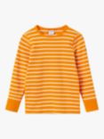 Polarn O. Pyret Kids' Stripe Top, Dark Cheddar