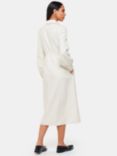 Whistles Harlowe Denim Midi Dress, Ivory