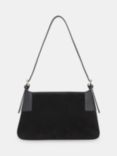 Whistles Paloma Small Suede Bag, Black