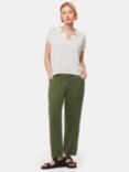 Whistles Petite Tessa Utility Trousers, Khaki