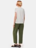 Whistles Petite Tessa Utility Trousers, Khaki