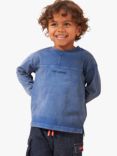 Angel & Rocket Baby Evan Washed Cotton Top, Blue