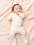 Angel & Rocket Baby Bunny Onesie, Natural