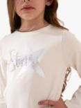 Angel & Rocket Kids' Erin Star Top, Ivory