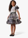 Angel & Rocket Kids' Estelle Print Belted Dress, Multi