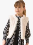 Angel & Rocket Baby Faux Shearling Gilet, Ivory