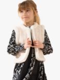 Angel & Rocket Baby Faux Shearling Gilet, Ivory