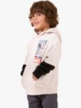 Angel & Rocket Kids' Marvel Double Layer Hoodie, Grey