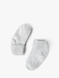 Polarn O. Pyret Kids' Anti-Slip Socks, Pack of 2, Grey