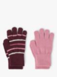 Polarn O. Pyret Kids' Magic Gloves, Pack of 2, Red