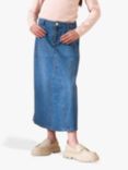 Angel & Rocket Kids' Denim Midi Skirt, Denim