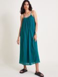 Monsoon Becky Midi Dress, Teal