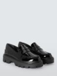 rag & bone Quinn Patent Leather Loafers, Black