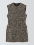 rag & bone Tina Linton Wool Blend Dress, Grey