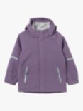 Polarn O. Pyret Kids' Wind & Waterproof Shell Coat, Purple