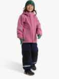 Polarn O. Pyret Kids' Wind & Waterproof Shell Coat, Pink