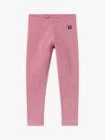 Polarn O. Pyret Kids' Organic Cotton Leggings, Pink