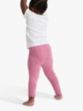 Polarn O. Pyret Kids' Organic Cotton Leggings, Pink