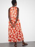 Monsoon Shelly Print Maxi Dress, Rust