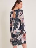 Monsoon Kathryn Floral Tunic Dress, Blush