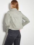 Monsoon Birdy Suedette Biker Jacket, Mink