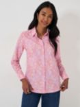 Crew Clothing Lulworth Floral Shirt, Rose Pink