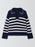 Rails Athena Stripe Jumper, Navy/Ivory