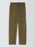 Rails Lira Paperbag Waistband Trousers, Dark Olive