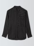 Rails Spencer Stripe Silk Shirt, Ink