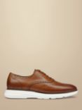 Charles Tyrwhitt Leather Brogue Trainers, Walnut