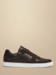 Charles Tyrwhitt Leather Trainers, Chocolate Brown