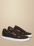 Charles Tyrwhitt Leather Trainers, Chocolate Brown